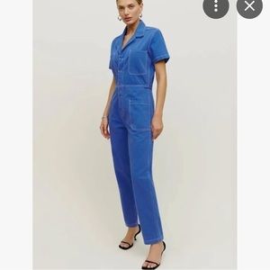 Reformation Morgan Twill Jumpsuit